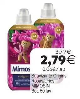 Plenus Supermercados Mimos Origins Suavizante Rosas/Lirios oferta