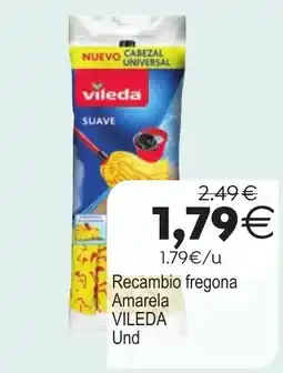 Plenus Supermercados Vileda recambio fregona amarela oferta