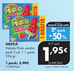 Supermercados Lupa Nestlé Pirulo watermelon oferta