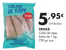 Supermercados Lupa Froxá colas de rape oferta