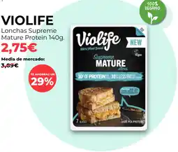 PrimaPrix Violife lonchas supreme mature protein oferta