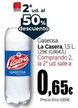 UDACO La Casera gaseosa oferta