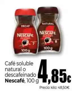 UDACO Nescafé café soluble natural o descafeinado oferta