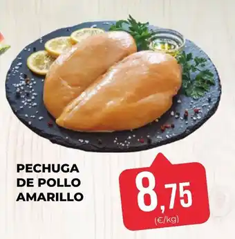 Pechuga de pollo amarillo