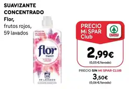 SPAR Gran Canaria Flor suavizante concentrado flor, frutos rojos oferta