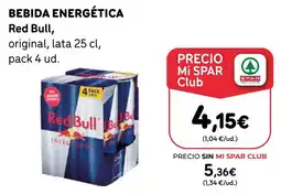 SPAR Gran Canaria Red Bull bebida energética original oferta