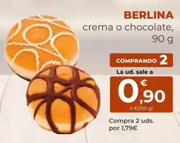 SPAR Gran Canaria Berlina crema o chocolate oferta