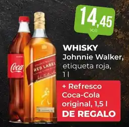 SPAR Gran Canaria Johnnie Walker whisky red label oferta