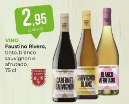 SPAR Gran Canaria Faustino Rivero tinto, blanco sauvignon o afrutado oferta