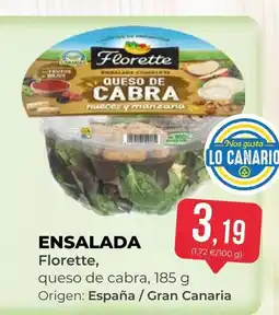 SPAR Gran Canaria Florette ensalada completa queso de cabra nueces y manzana oferta