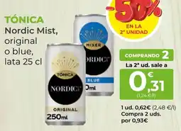 SPAR Gran Canaria Nordic tónica oferta