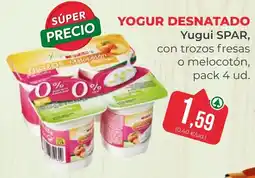 SPAR Gran Canaria Yugui SPAR yogur desnatado oferta