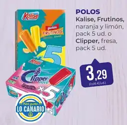 SPAR Gran Canaria Kalise polos frutinos naranja y limón oferta