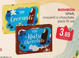 SPAR Gran Canaria BOMBÓN crocanti o chocolate oferta