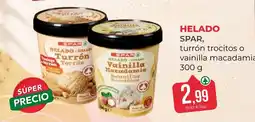 SPAR Gran Canaria Spar helado turron trocitos o vainilla macadamia oferta