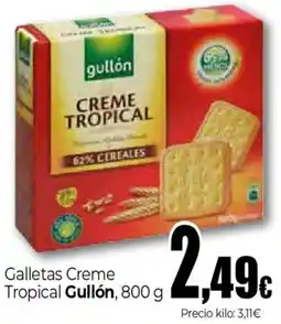 Unide Supermercados Gullón galletas creme tropical oferta