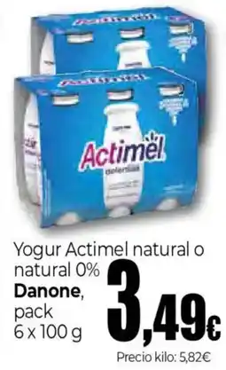 Unide Supermercados Actimel natural o natural 0% oferta
