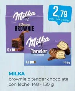 SPAR Gran Canaria Milka brownie o tender chocolate oferta