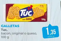 SPAR Gran Canaria Tuc galletas bacon original o queso oferta