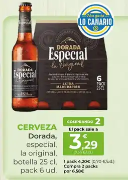 SPAR Gran Canaria Dorada Especial la Original oferta