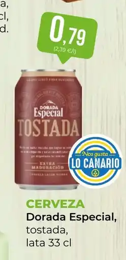 SPAR Gran Canaria Dorada Especial Tostada oferta
