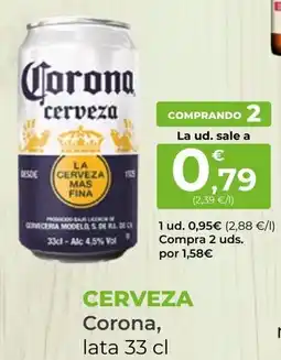 SPAR Gran Canaria Corona cerveza oferta