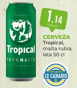 SPAR Gran Canaria Tropical cerveza oferta