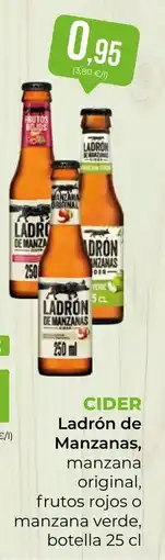 SPAR Gran Canaria Ladrón de Manzanas cider oferta
