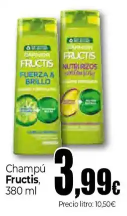 Unide Supermercados Fructis champú oferta