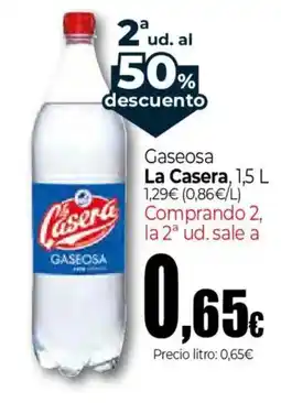 Unide Supermercados La Casera gaseosa oferta