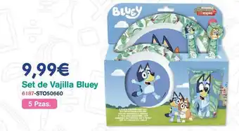 Bluey - set de vajilla