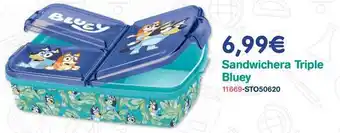 Bluey - sandwichera triple