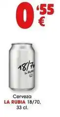 TOP Cash & Carry Rubia - cerveza 18/70 oferta
