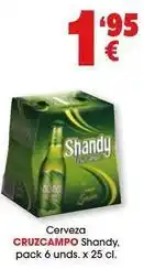 TOP Cash & Carry Cruzcampo - cerveza shandy oferta