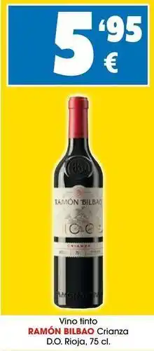 TOP Cash & Carry Ramón bilbao - vino tinto crianza d.o. rioja oferta