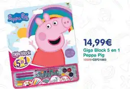 Don Dino Block - giga 5 en 1 peppa pig oferta