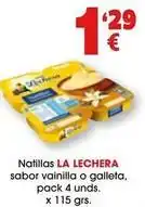 TOP Cash & Carry La lechera - natillas sabor vainilla o galleta oferta
