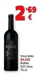 TOP Cash & Carry Bajoz - vino tinto roble d.o. toro oferta
