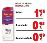 TOP Cash & Carry Pascual - leche sin lactosa oferta