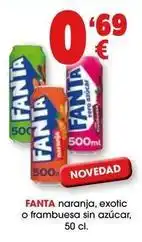 TOP Cash & Carry Fanta - fanta naranja, exotic o frambuesa sin azucar oferta