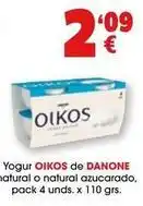 TOP Cash & Carry Danone - yogur oikos de natural azucarado oferta
