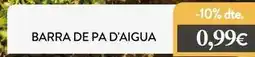Plusfresc Barra de pa d'aigua oferta
