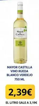 Sangüi Mayor de castilla - vino rueda blanco verdejo oferta
