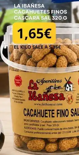 Sangüi Cacahuetes finos oferta