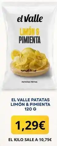 Sangüi El valle - patatas limón & pimienta oferta