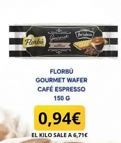 Sangüi Florbu - gourmet wafer café espresso oferta