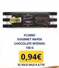 Sangüi Florbu - gourmet wafer chocolate intenso oferta
