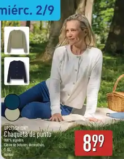 ALDI UP2FASHION chaqueta de punto oferta