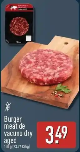 ALDI Burger meat de vacuno dry aged oferta