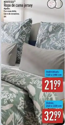 ALDI Novitesse ropa de cama jersey oferta